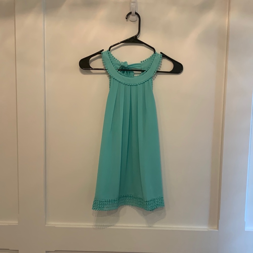 Turquoise tank top